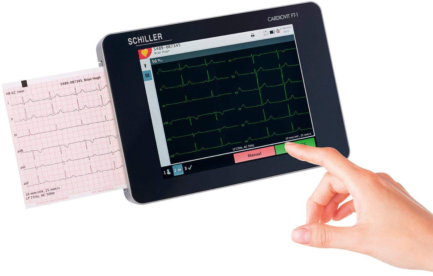 ECG CARDIOVIT FT1 tactile / REF : 0302216000