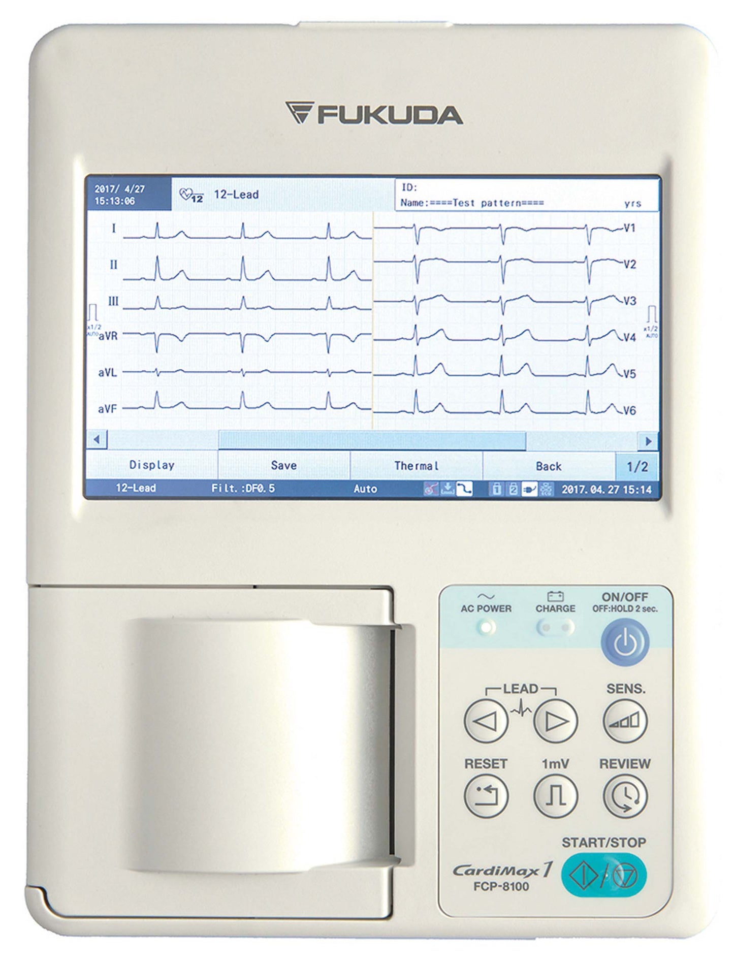 ECG portable FUKUDA FCP8100 3 pistes / REF : 0303051000