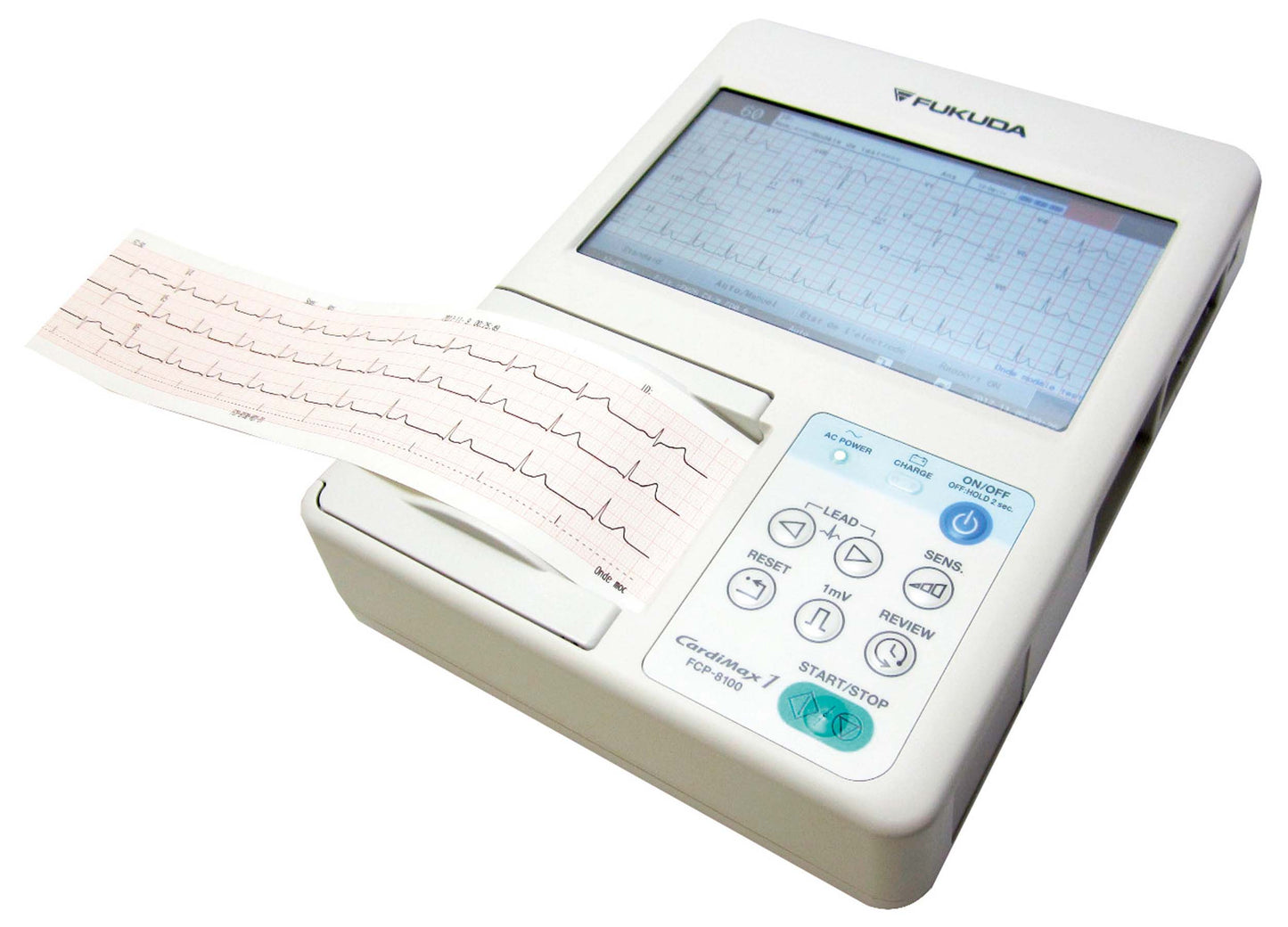 ECG portable FUKUDA FCP8100 3 pistes / REF : 0303051000