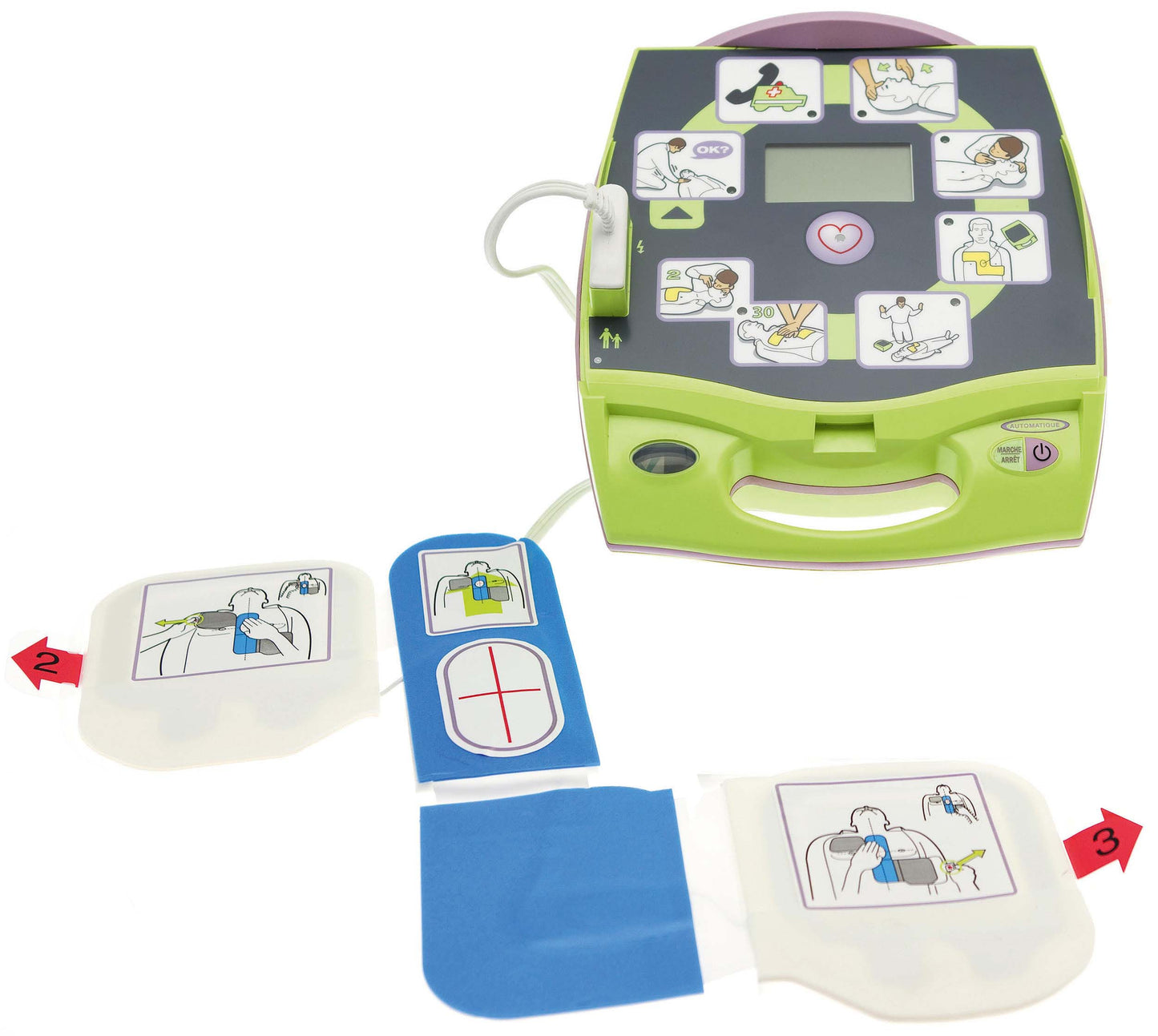 Défibrillateur AED PLUS® automatique semi automatique /REF : 0319130000