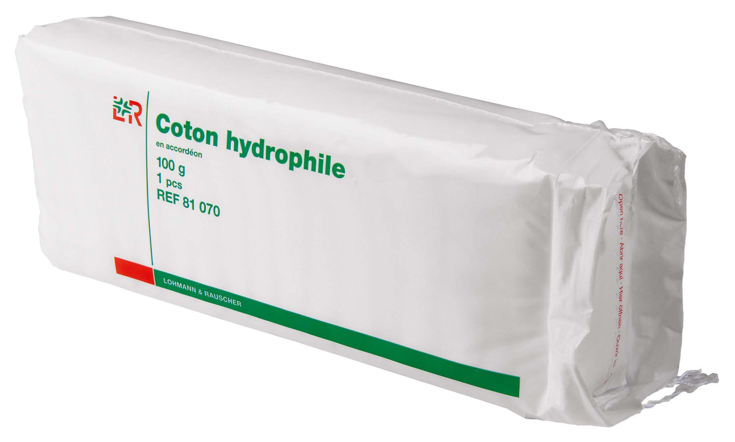 Coton hydrophile accordéon / REF : 1301010010