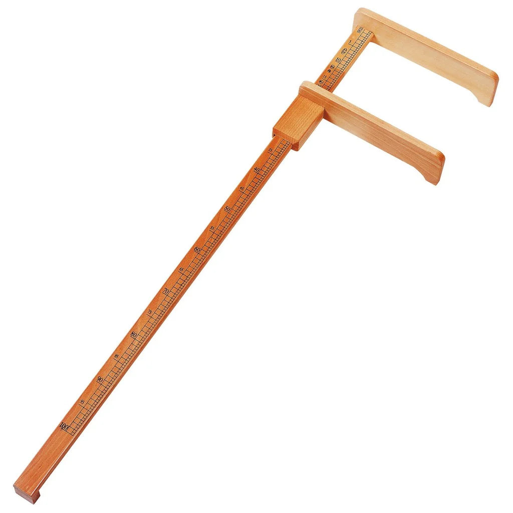 Toise bébé en bois